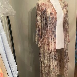 Elegant Lace Kimono Cardigan